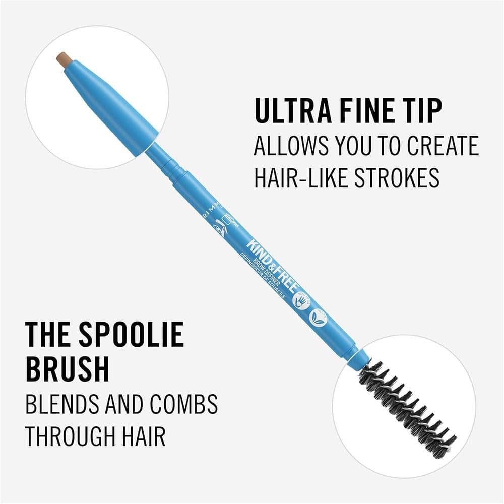 Rimmel London Kind & Free Brow Definer 003 Warm Brown - 0.09 Gm
