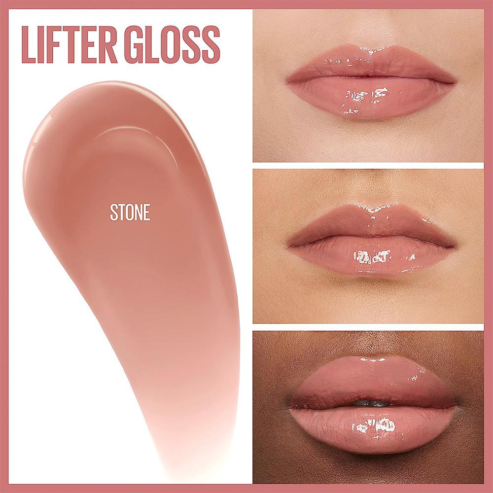 Maybelline Lifter Gloss Lip Gloss Makeup With Hyaluronic Acid Stone 008 - 5.4 Ml