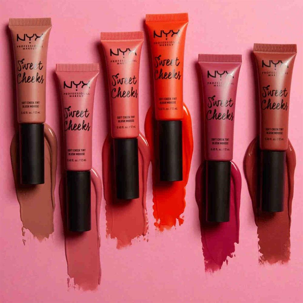 NYX Sweet Cheeks Soft Cheek Tint Blush Mousse 03 Coralicious - 12 ml