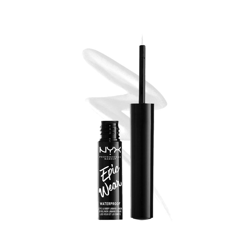 NYX Epic Wear Liquid Waterproof Eyeliner 04 White - 3.5 ml