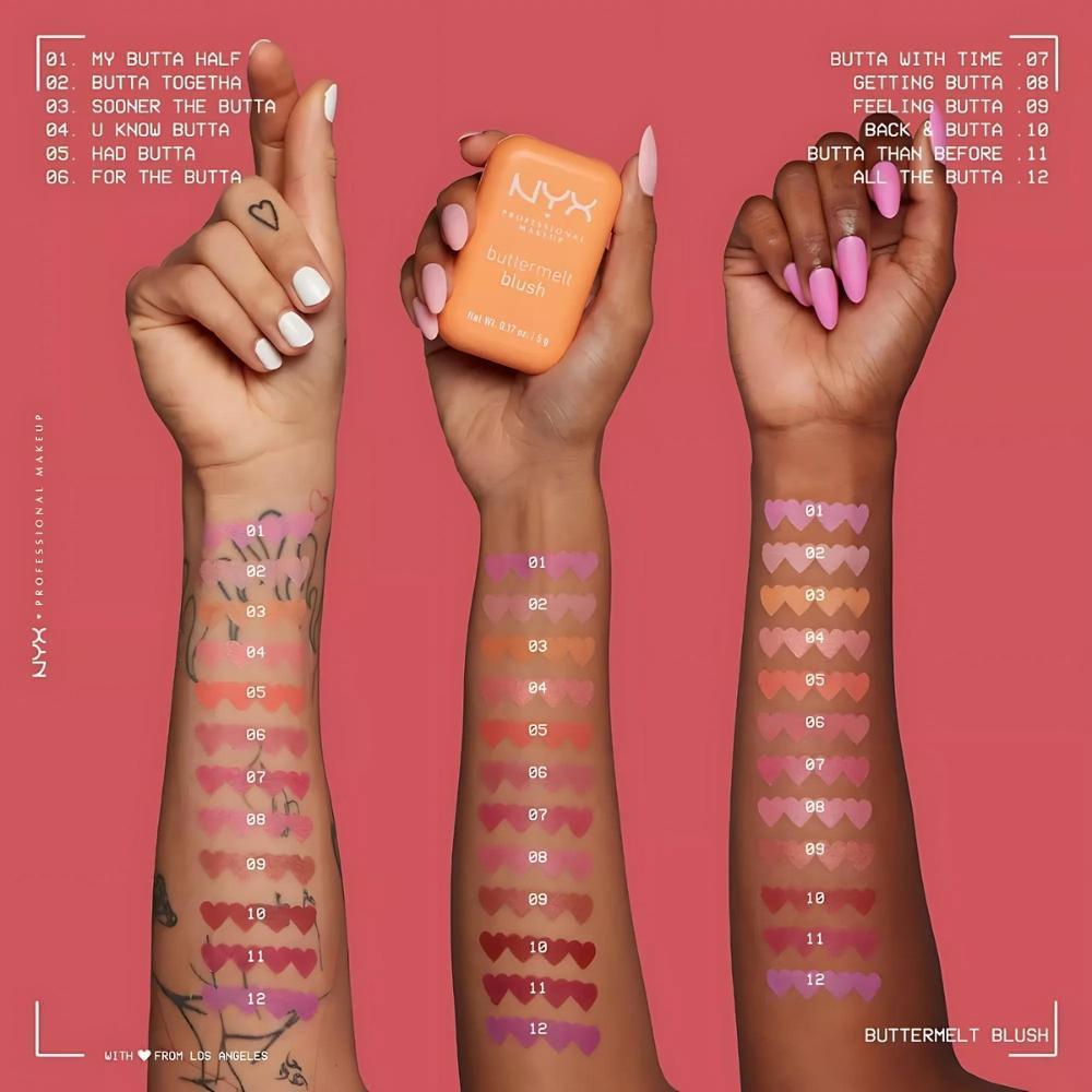NYX Buttermelt Blush Getting Butta 08 - 5 gm