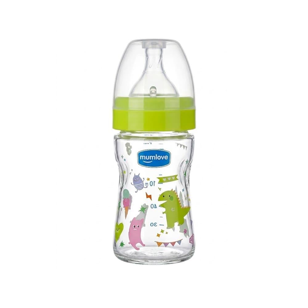 MumLove Feeding Glass Bottle + 0 Months - 150ml