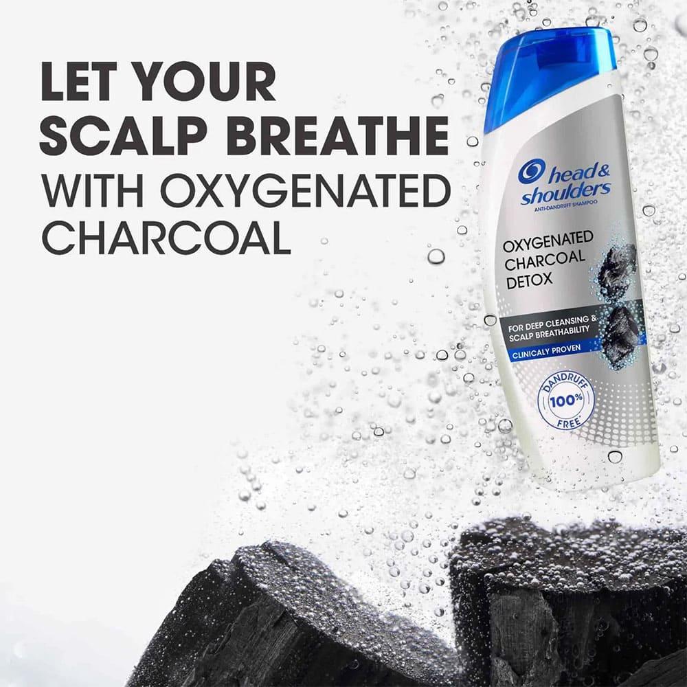 Head & Shoulders Oxygen Charcoal Detox Anti-Dandruff Shampoo - 1000 ml