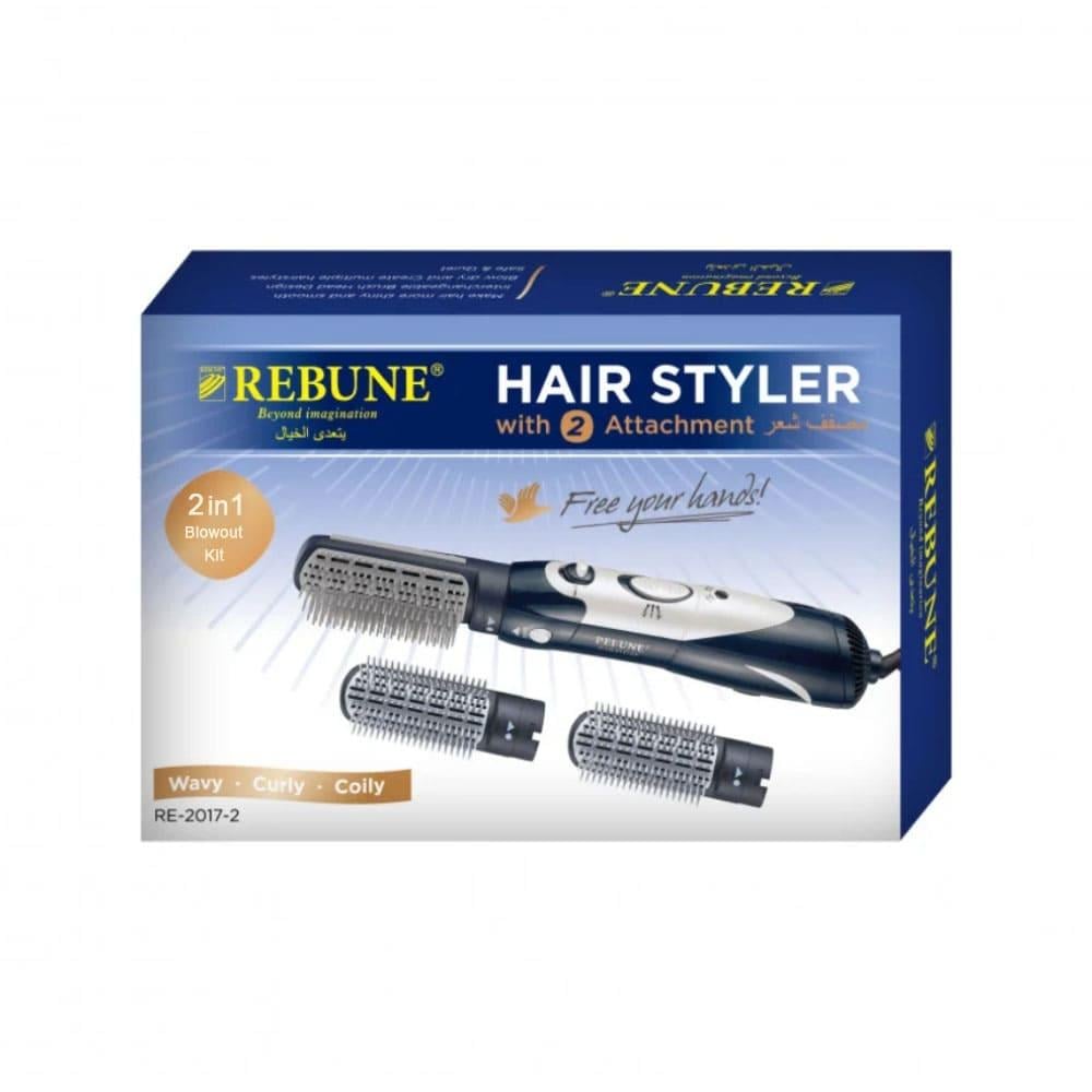 Rebune Hair Styler 1000 W 2 in 1 Model RE-2017-2