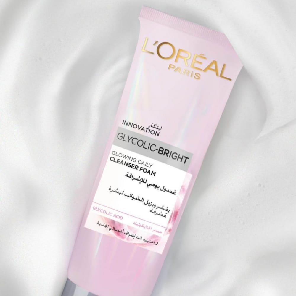 L'Oreal Paris Glycolic Bright Daily Foaming Wash - 100 ml