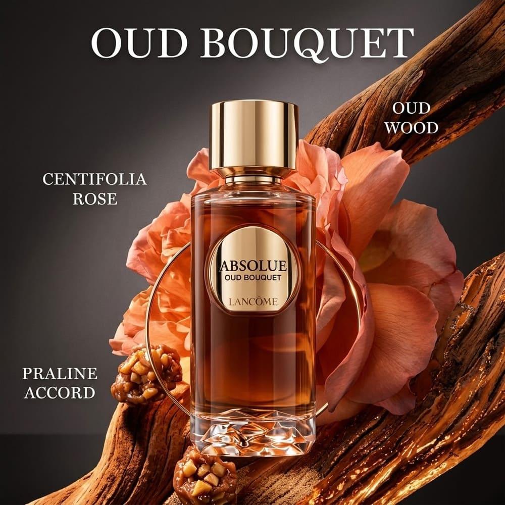 عطر لانكوم ابسولو عود بوكيه نسائي او دي بارفيوم - 100 مل