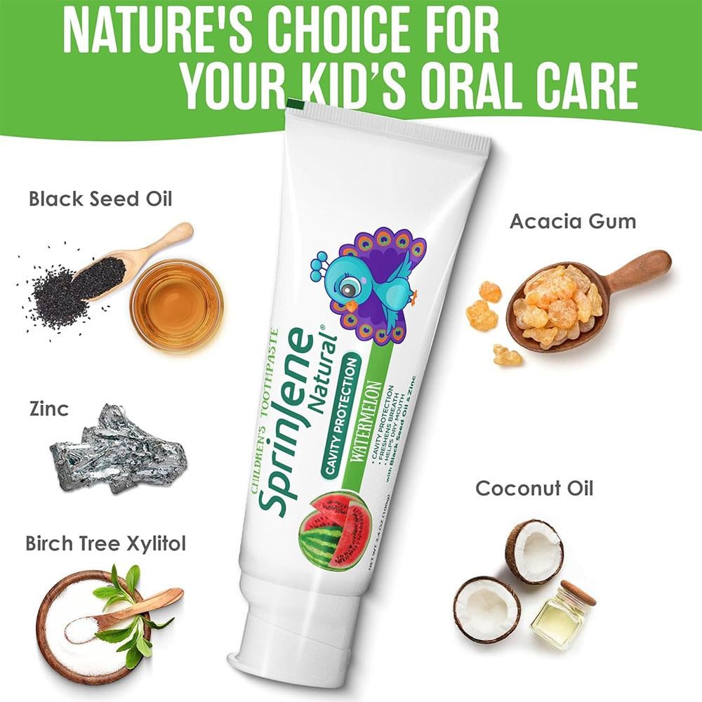 Sprinjene Watermelon Cavity Protection Children's Toothpaste - 100 Gm