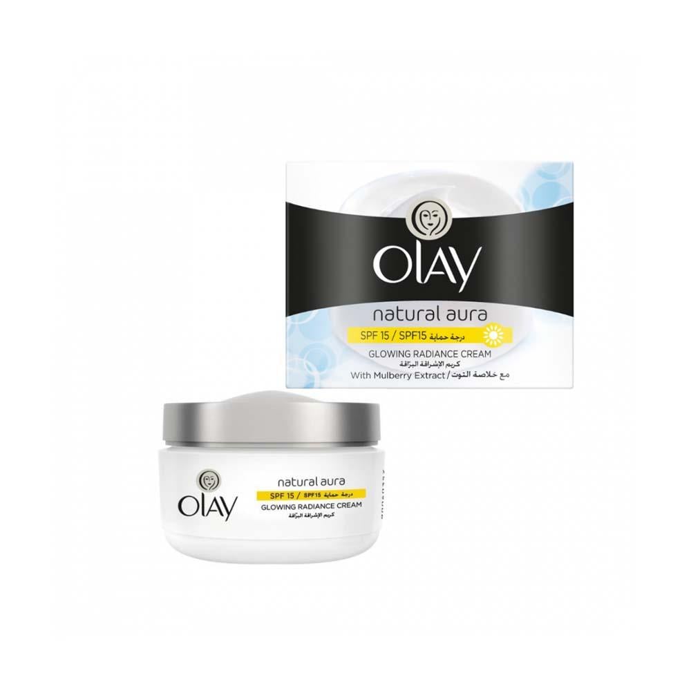 Olay Natural Aura Radiant Glow Cream with Mulberry Extract 100 gm
