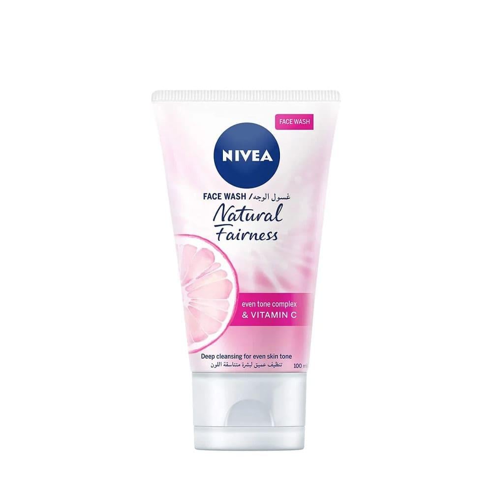NIVEA Natural Glow Face Wash with Vitamin C - 100 ml