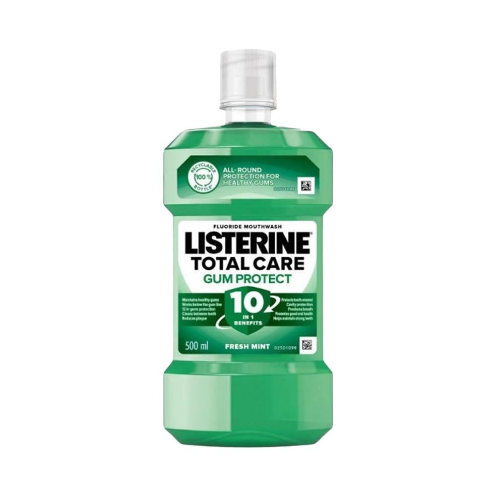 Listerine Total Care Gum Care Mouthwash 10 in 1 Fresh Mint - 500 ml