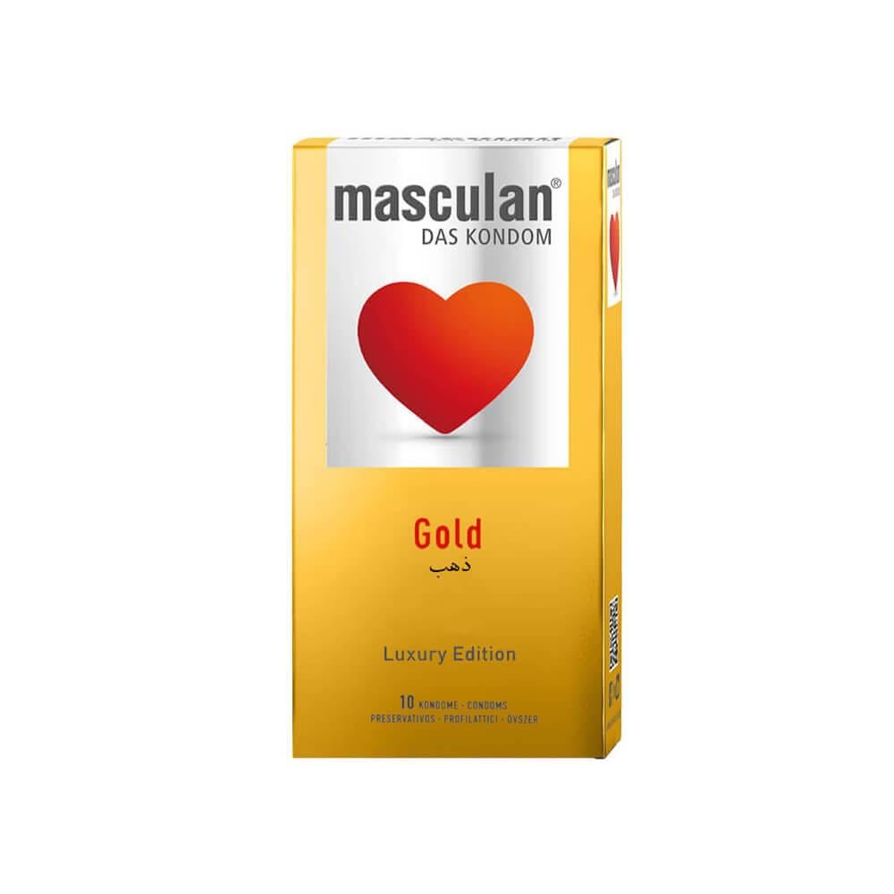 Masculan Das Condom Luxury Edition Gold - 10 Pcs