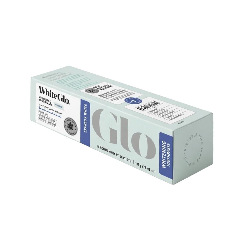 White Glo Teeth Whitening Toothpaste - Fast Whitening - 115 gm