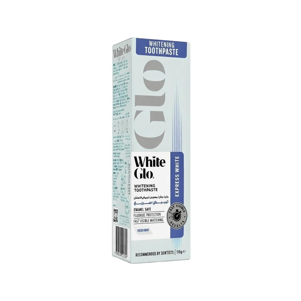 White Glo Teeth Whitening Toothpaste - Fast Whitening - 115 gm