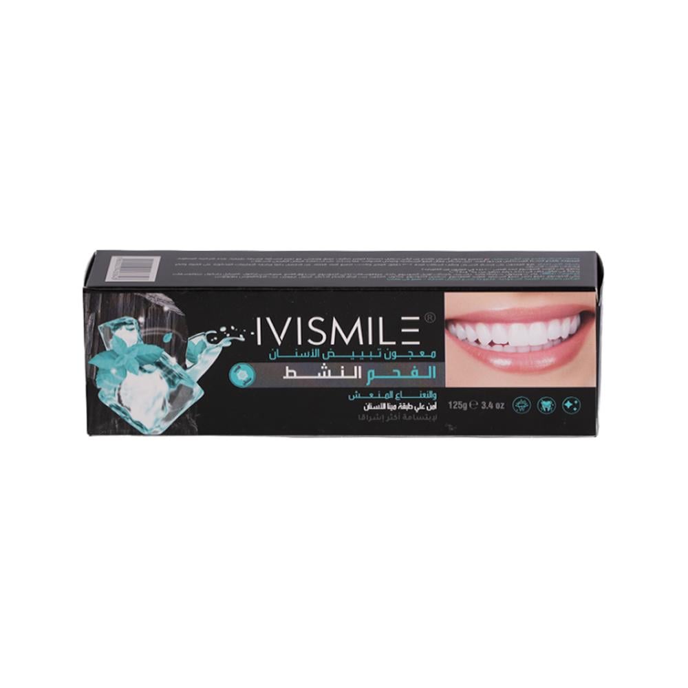 IVISMILE Whitening Toothpaste Activated Charcoal and Fresh Mint – 125g