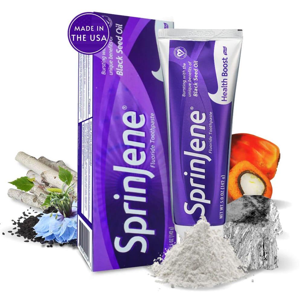 Sprinjene Black Seed Oil Health Boost Toothpaste- 142 Gm