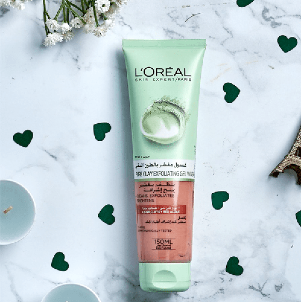 L'Oreal Paris Pure Clay Exfoliating Gel Wash - 150 ml