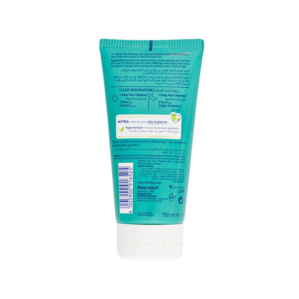 NIVEA CLEAR UP Deep Pore Cleanser - 150 ml