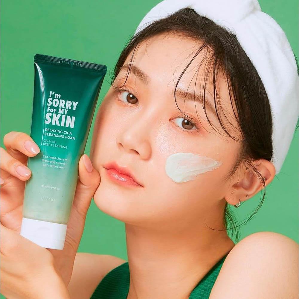 I'm Sorry for My Skin Relaxing Cica Foam Facial Cleanser - 150 ml