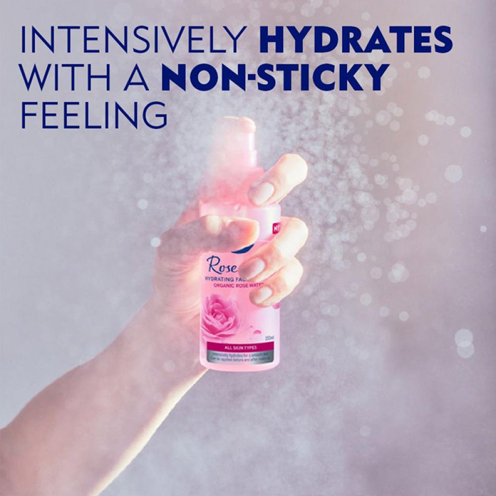 Nivea Rose Care Moisturizing Facial Mist with Organic Rose Water - 150 ml