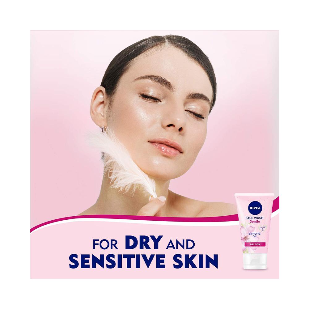 Nivea Face Wash Gentle For Dry And Sensitive Skin - 150 ml