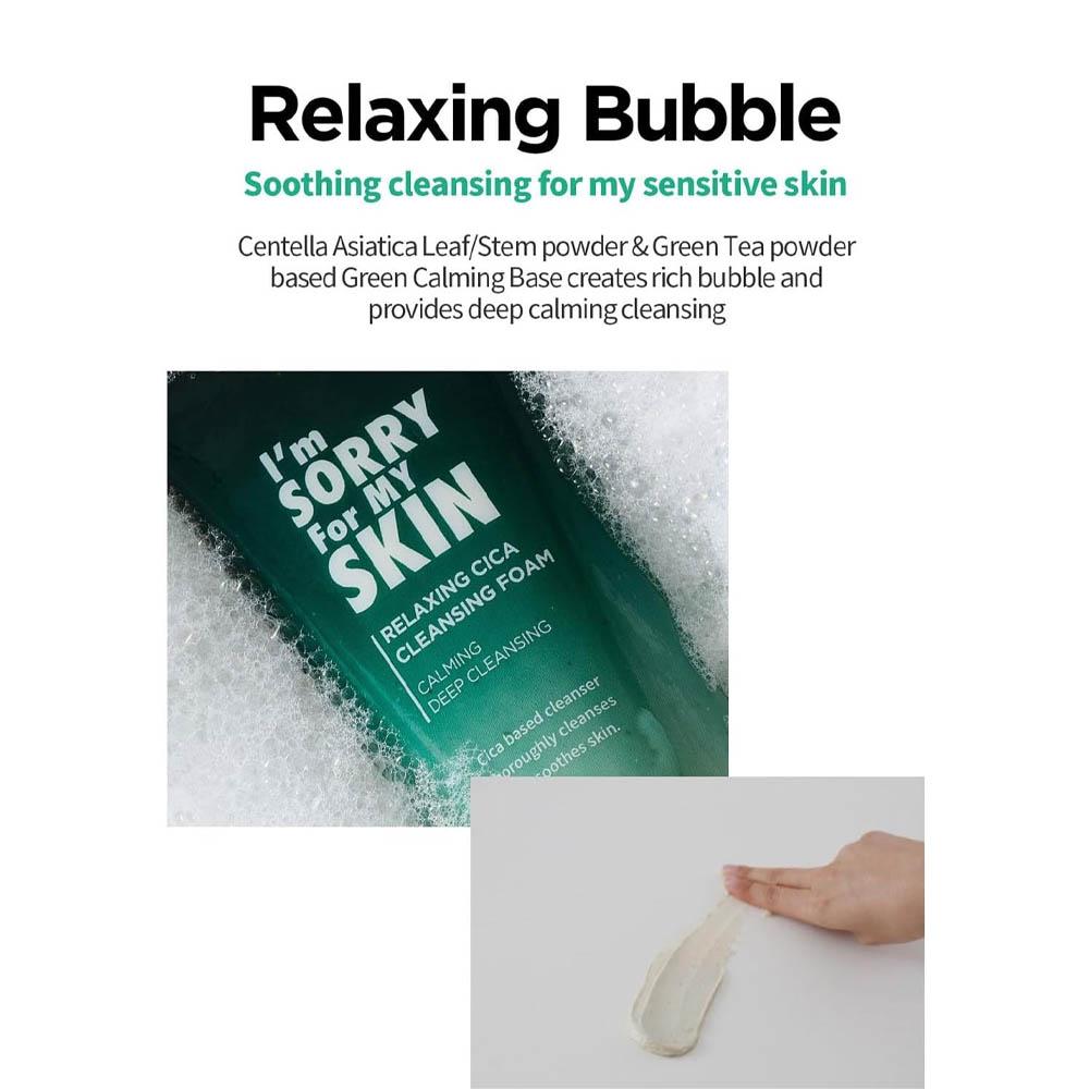 I'm Sorry for My Skin Relaxing Cica Foam Facial Cleanser - 150 ml