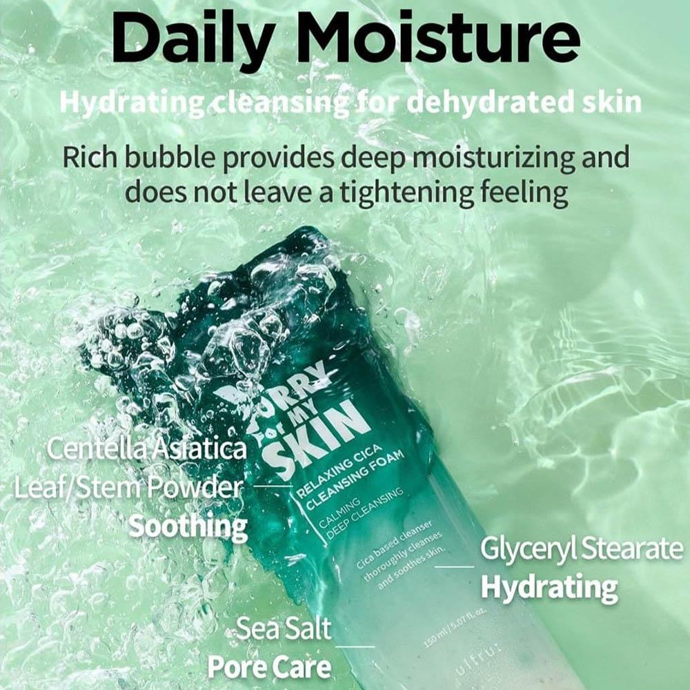 I'm Sorry for My Skin Relaxing Cica Foam Facial Cleanser - 150 ml