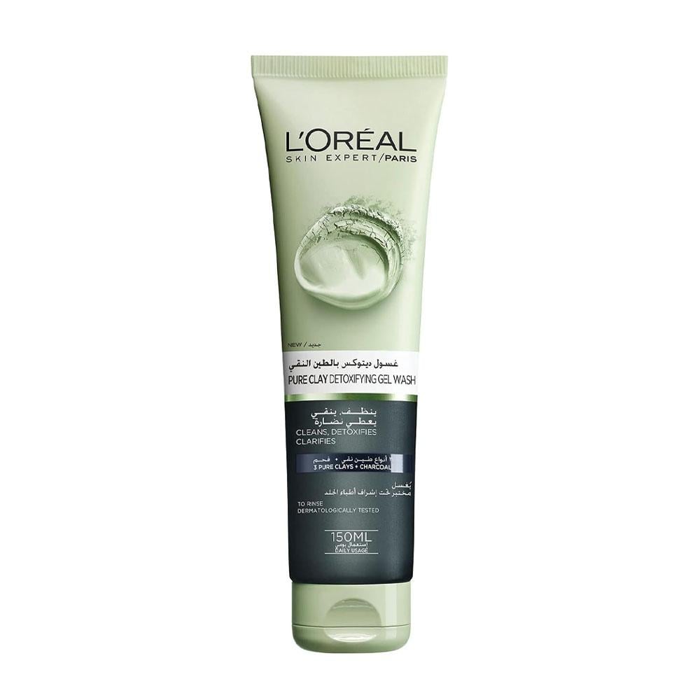 L'Oreal Paris Pure Clay Detoxifying Gel Wash - 150 ml