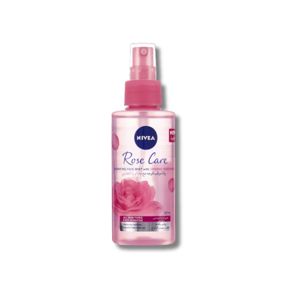 Nivea Rose Care Moisturizing Facial Mist with Organic Rose Water - 150 ml