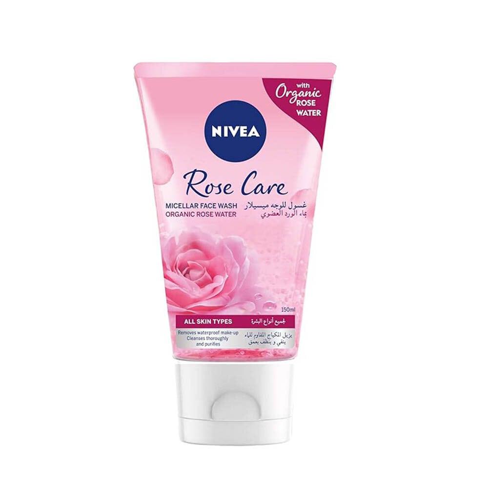 Nivea Micellar Rose Water Face Wash All Skin Types - 150 Ml