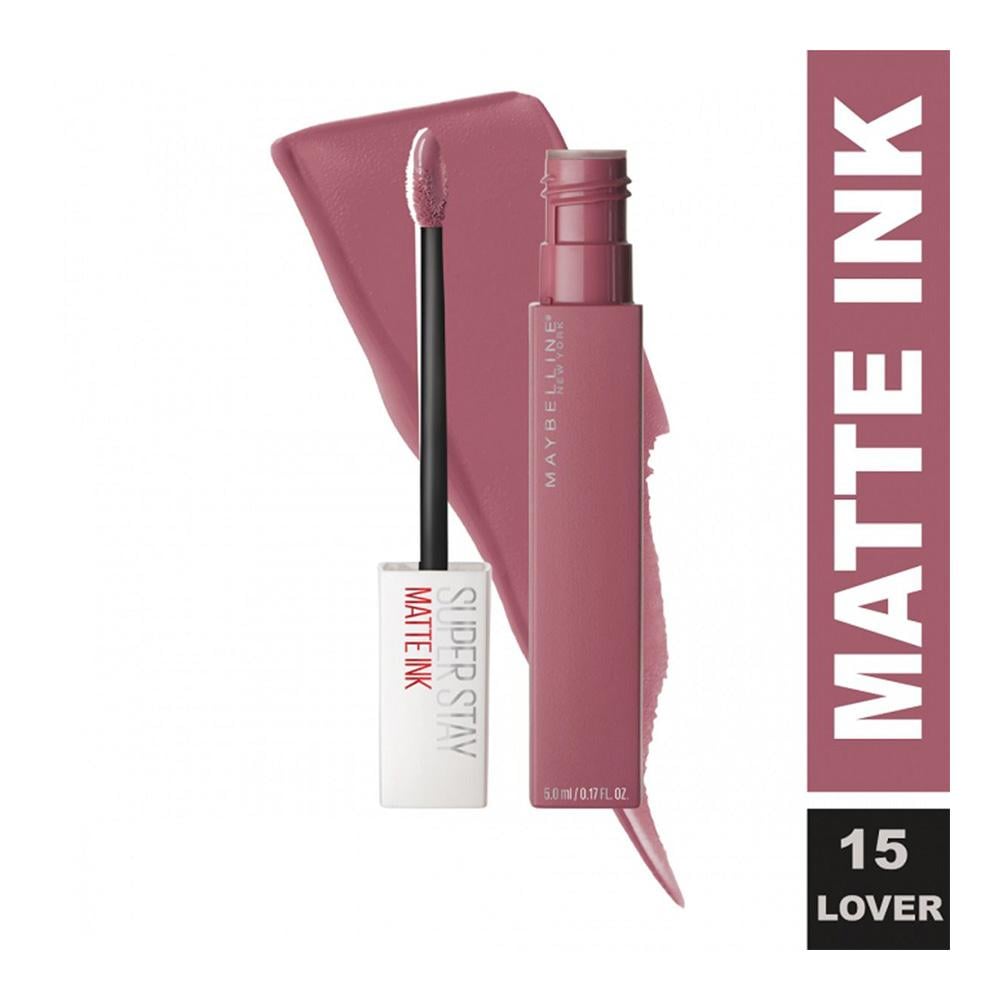 Maybelline New York Super Stay Matte Ink Liquid Lipstick - 15 Lover