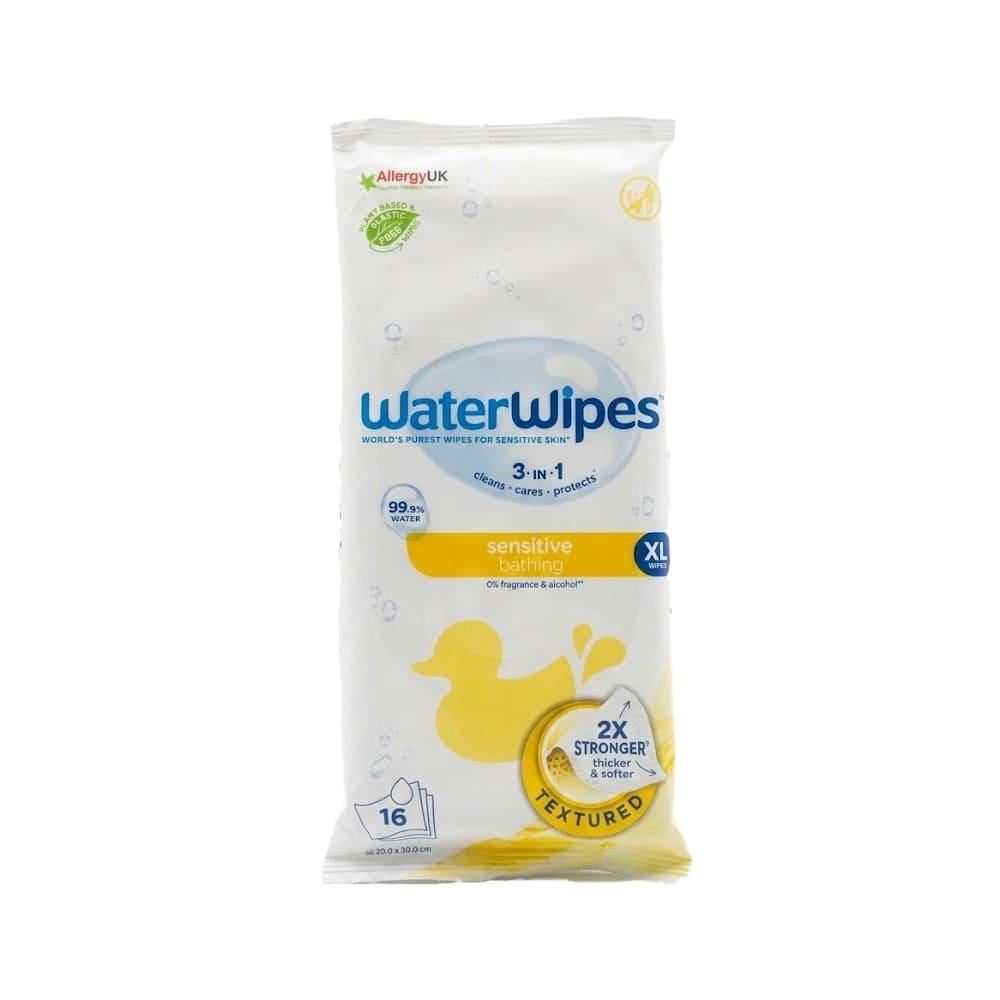 WaterWipes Large Baby Bath Wipes - 16 Wipes