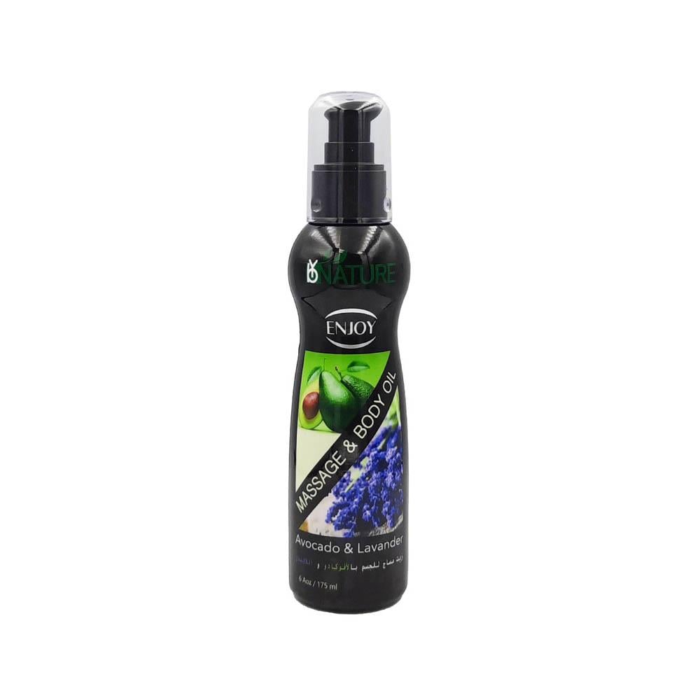 Enjoy Massage & Body Oil Avocado & Lavender- 175 ml
