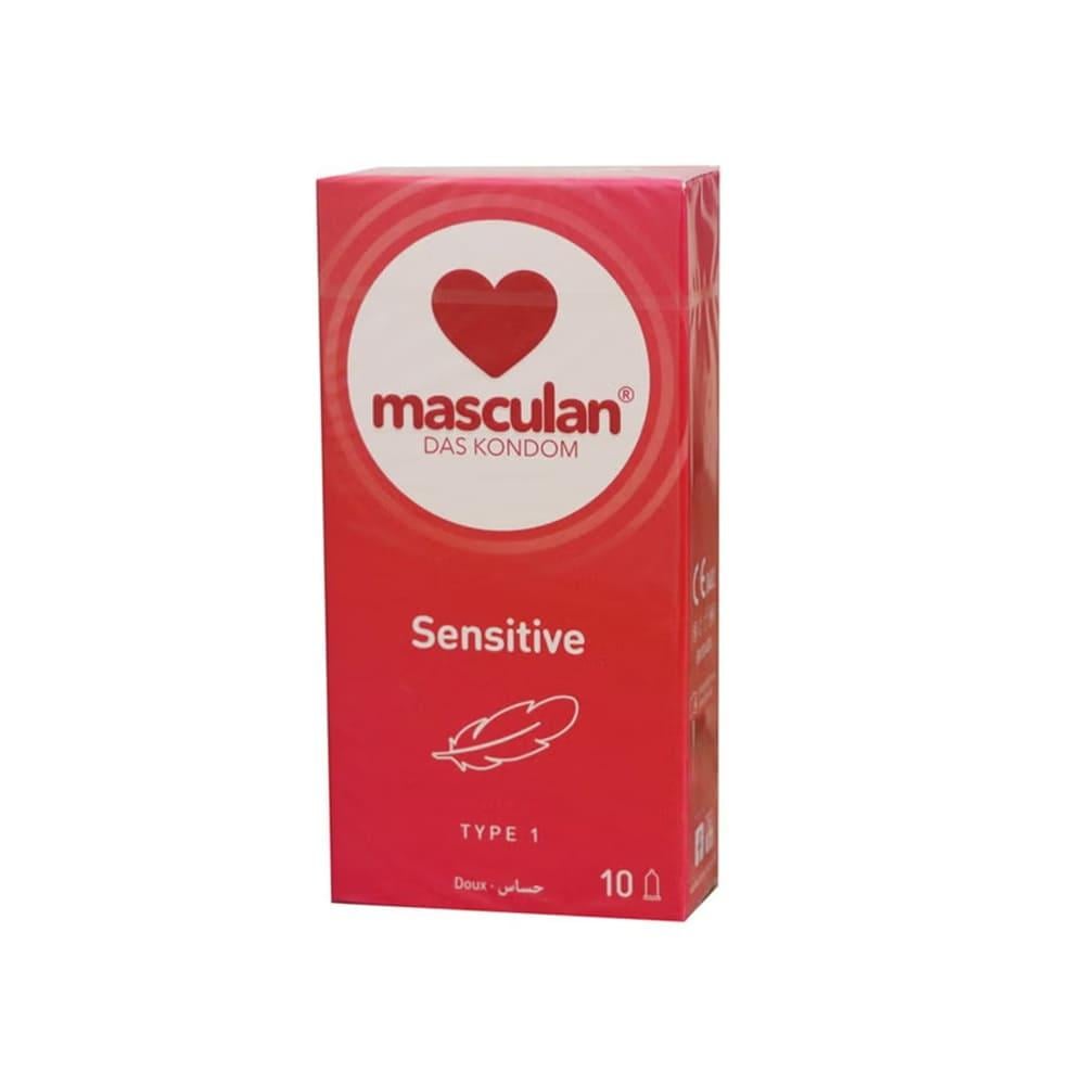 Masculan Sensitive Condoms Type 1 - 10 Pieces