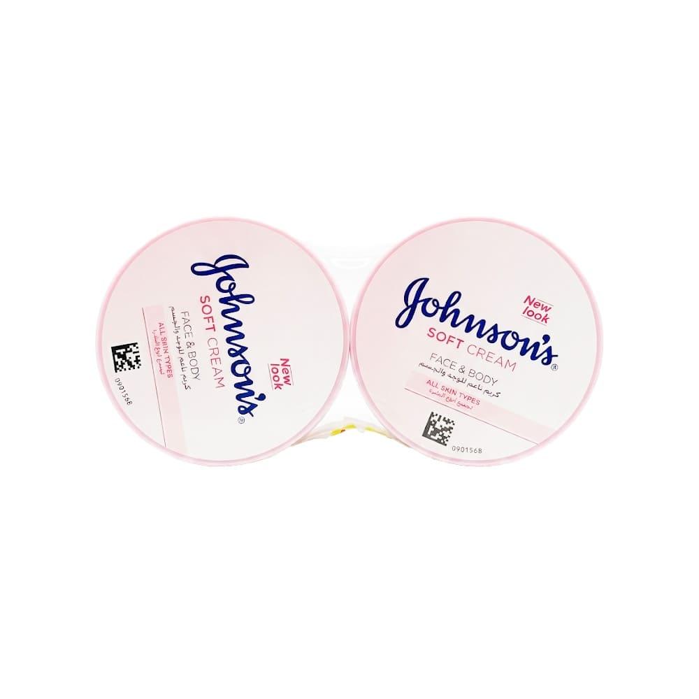 Johnson's Smooth Face & Body Cream for All Skin Types 2x300ml