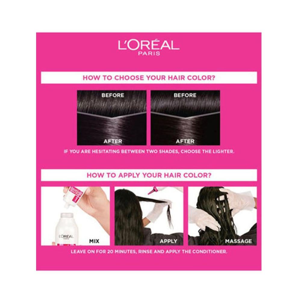 L'Oreal Paris Casting Creme Gloss Hair Dye - Deep Black 200