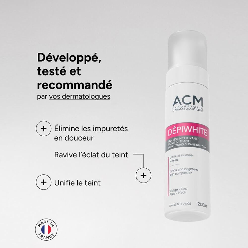 ACM Depiwhite Brightening Cleansing Foam Face-Neck - 200 ml
