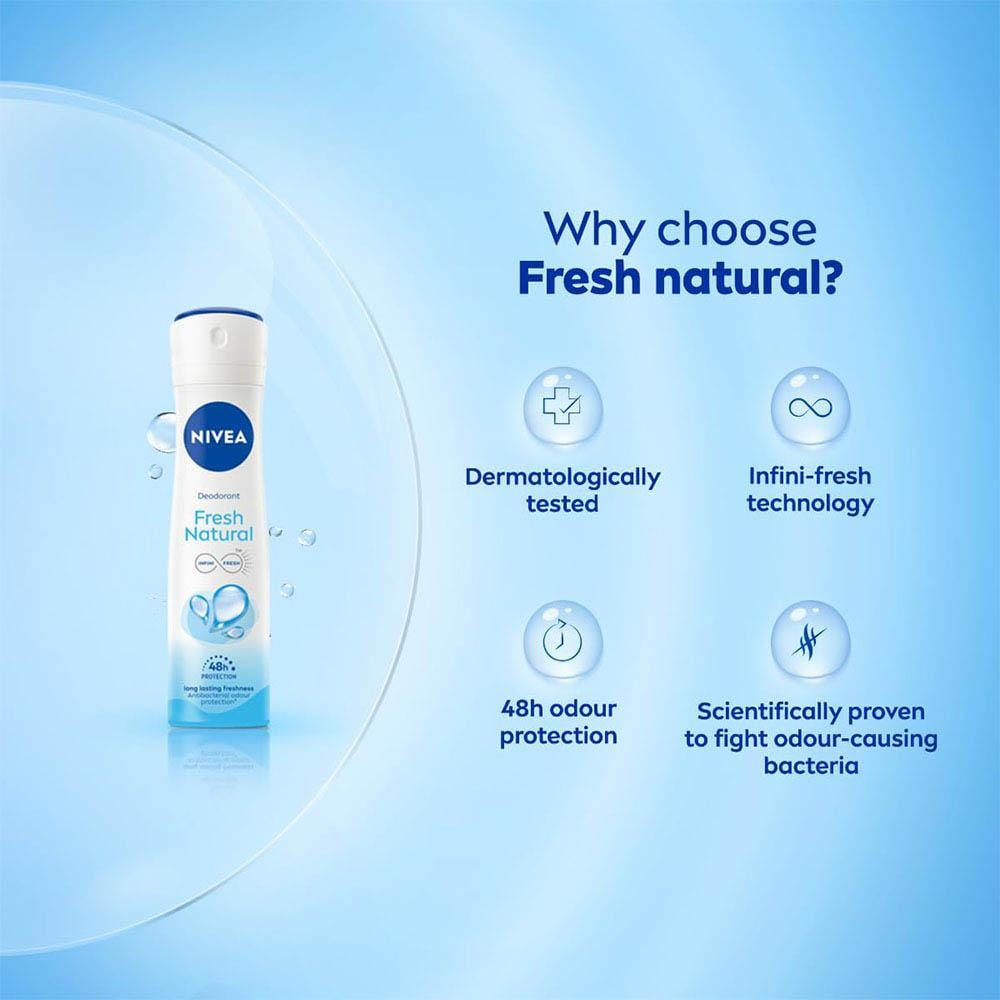 Nivea Deodorant Spray Fresh Natural - 200 ml