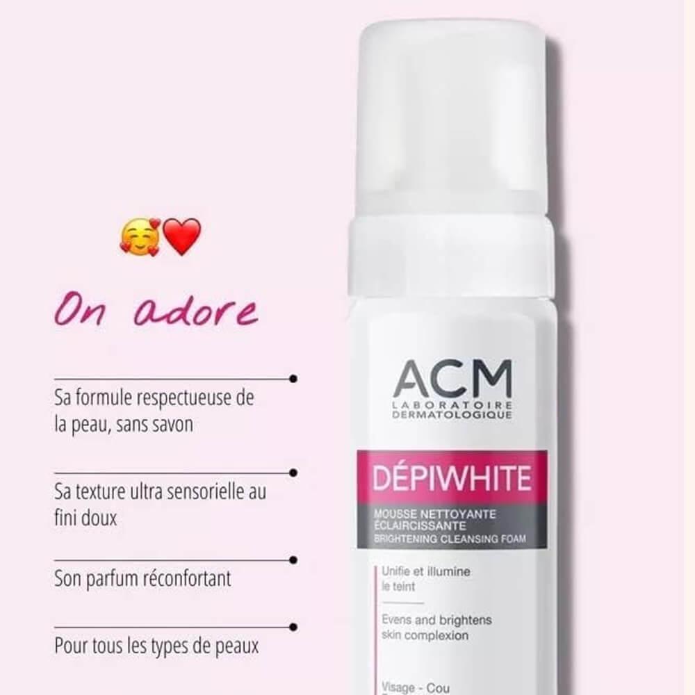 ACM Depiwhite Brightening Cleansing Foam Face-Neck - 200 ml
