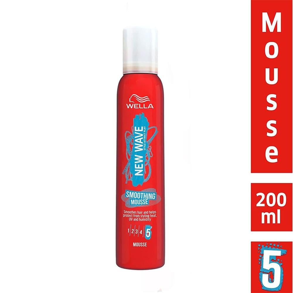 Wella New Wave Hair Mousse for Soft & Protect Hair - 200 ml