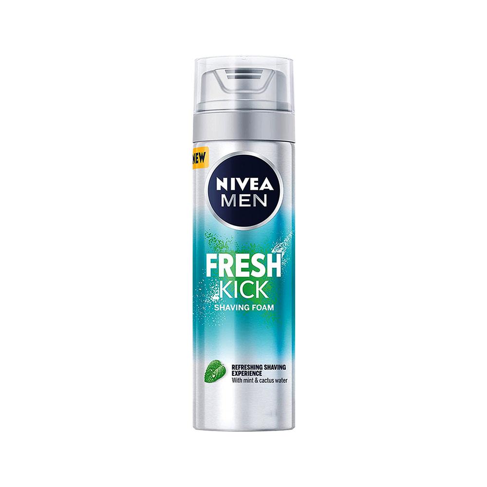 Nivea Men Fresh Kick Shaving Foam Cold Touch 200 ml