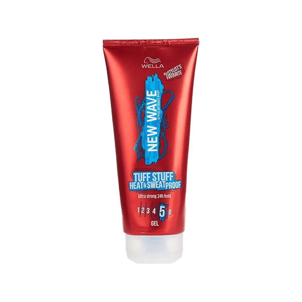 Wella New Wave Tuff Stuff Heat and SWEAT PROOF Resistant Hair Gel - 200ml
