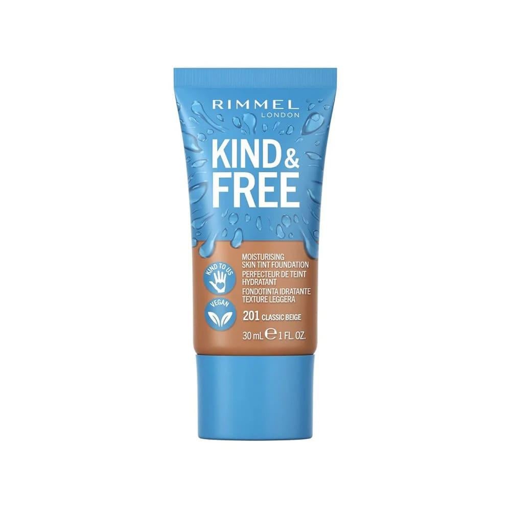 Rimmel London Kind & Free Skin Tint Foundation 201 Classic Beige - 30 Ml