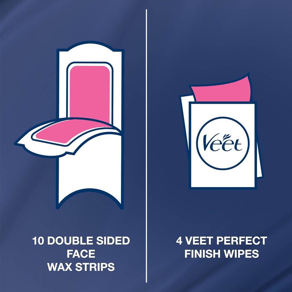 Veet Easy-Gel Hair Removal Wax Strips for Sensitive Skin-20 Strips