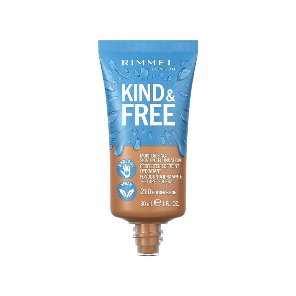 Rimmel London Kind & Free Skin Tint Foundation 210 Golden Beige - 30 Ml