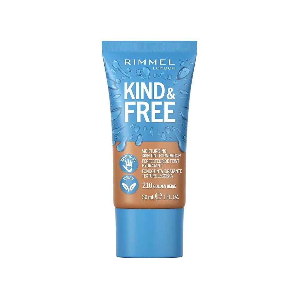 Rimmel London Kind & Free Skin Tint Foundation 210 Golden Beige - 30 Ml