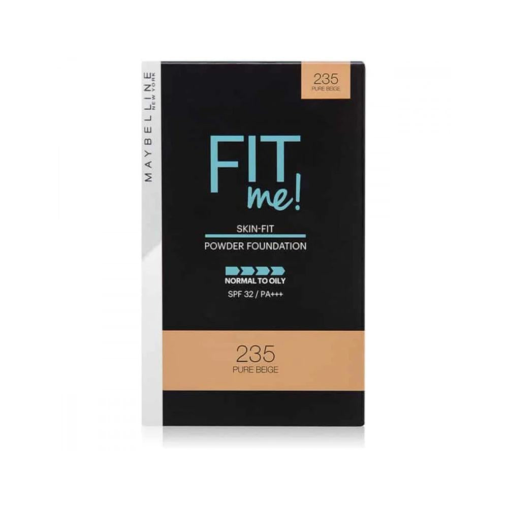 Maybelline Fit Me Powder Foundation SPF32 No.235 Pure Beige- 9 gm