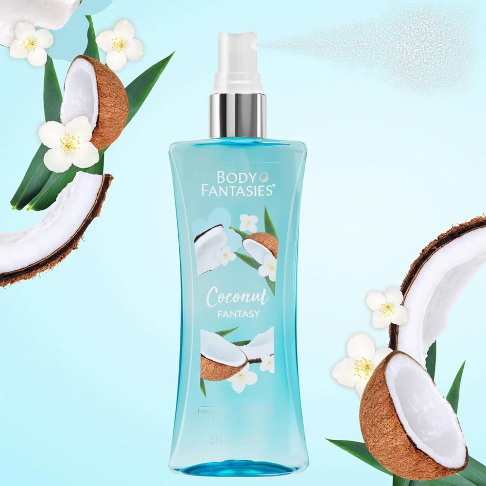فانتاسيز معطر جسم بخاخ برائحة جوز الهند - 236 مل