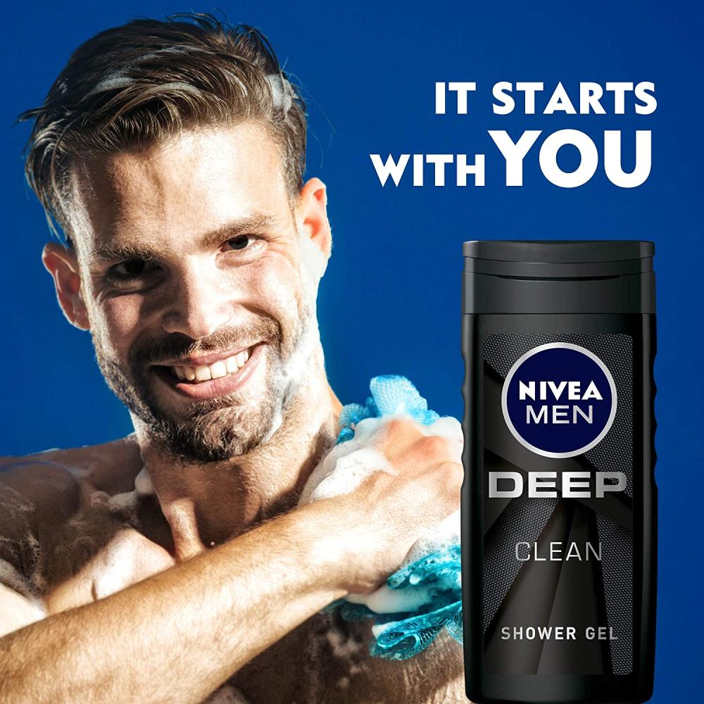 Nivea Shower Gel Deep Clean - 250 ml