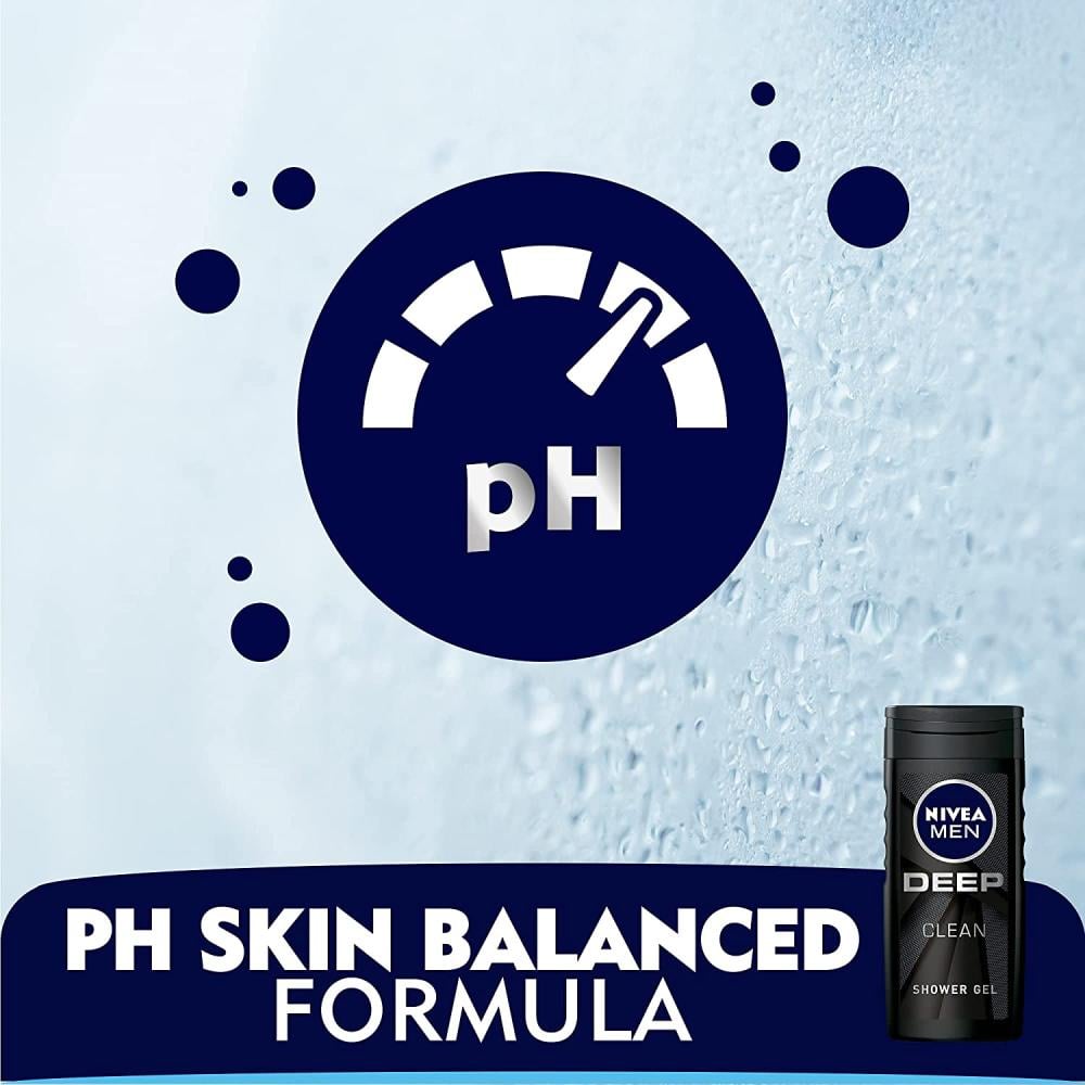 Nivea Shower Gel Deep Clean - 250 ml