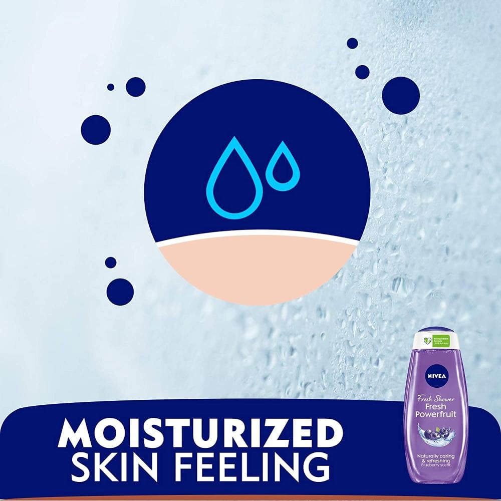 Nivea Shower Gel Fresh Powerfruit with Blueberry Scent - 250 ml